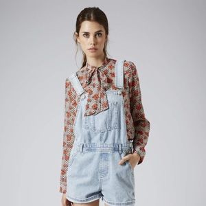 Topshop floral blouse